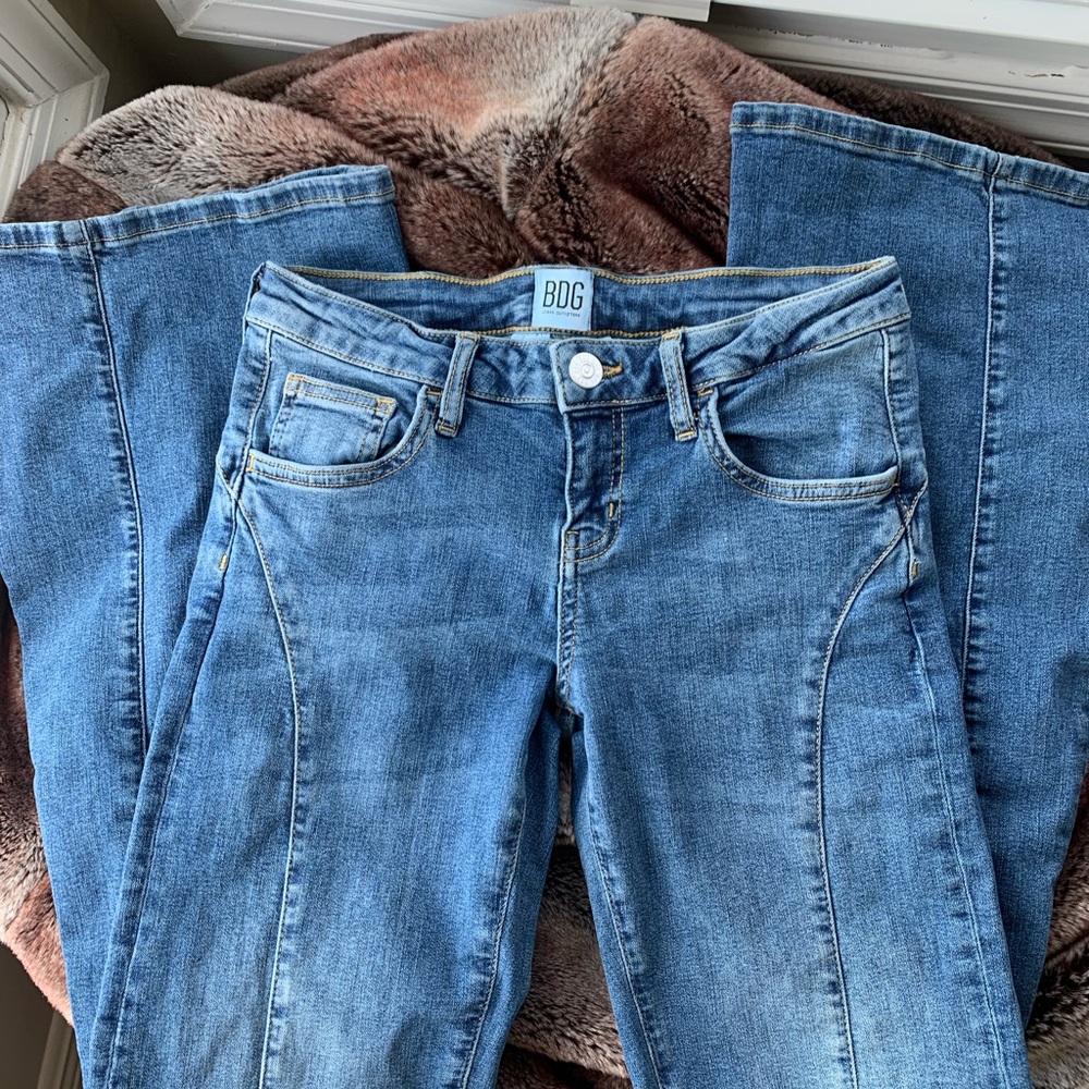 BDG Jeans. Flare Jeans. Blue jeans.